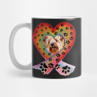 Yorkie Lover Shirt Graphic Dog Art Yorkshire Terrier Gift Mug